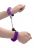 Пушистые наручники Pleasure Handcuffs Furry Purple