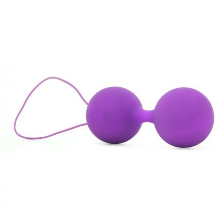 Фиолетовые вагинальные шарики Embrace Love