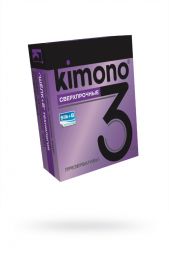 Сверхпрочные презервативы Kimono №3