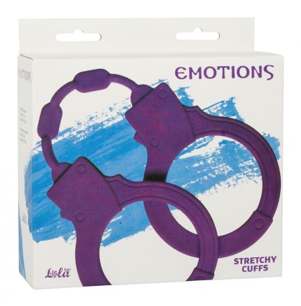 Силиконовые наручники Stretchy Cuffs Purple