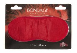 Красная маска на глаза Love Mask