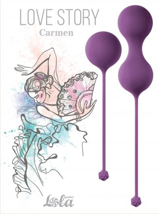Набор вагинальных шариков Love Story Carmen Lavender Sunset