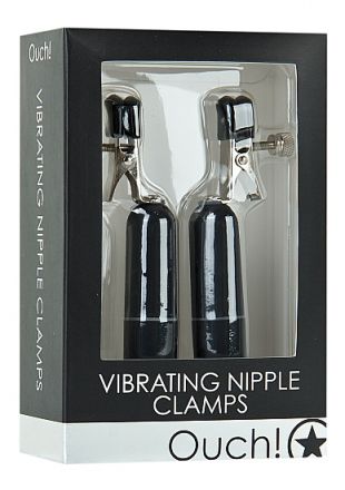 Зажимы для сскв Vibrating Nipple Clamps Black
