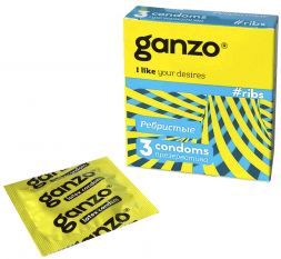 Ребристые презервативы Ganzo №ribs №3