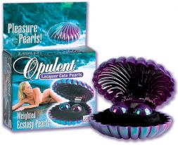Фиолетовые вагинальные шарики Opulent