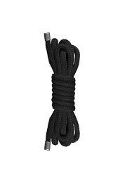 Веревка для бондажа Japanese Mini Rope Black 1,5 метра