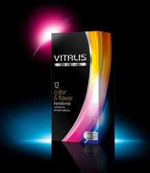 Презервативы VITALIS Premium Color &amp; Flavor №12