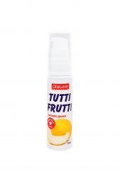 Съедобная гель-смазка Tutti-Frutti со вкусом сочной дыни