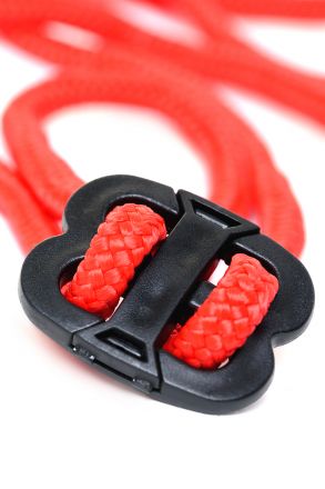 Красные веревочные наручники Theatre #701006