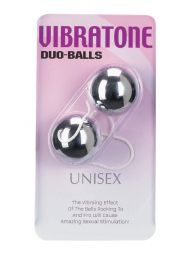 Серебряные вагинальные шарики Vibratone Duo-Balls
