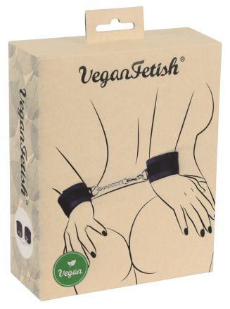 Черные наручники Vegan Fetish