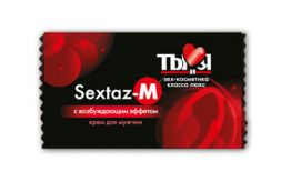 Возбуждающий крем Sextaz-M для мужчин 20 шт в упаковке