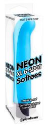 Вибромассажер Neon XL G-Spot Softees Blue